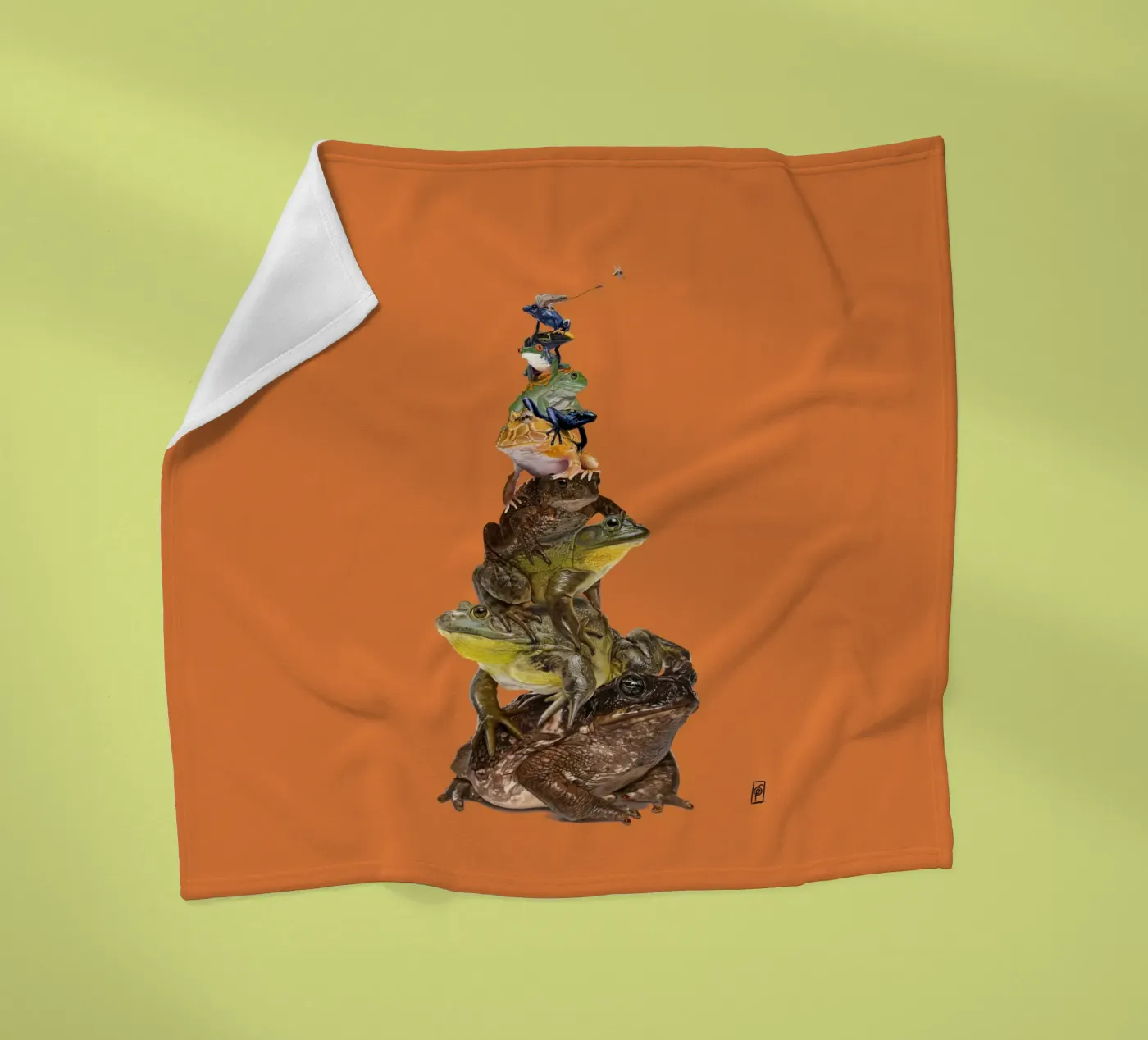 Toadstool (Colour) fleecedeken van Rob Art | Illustration