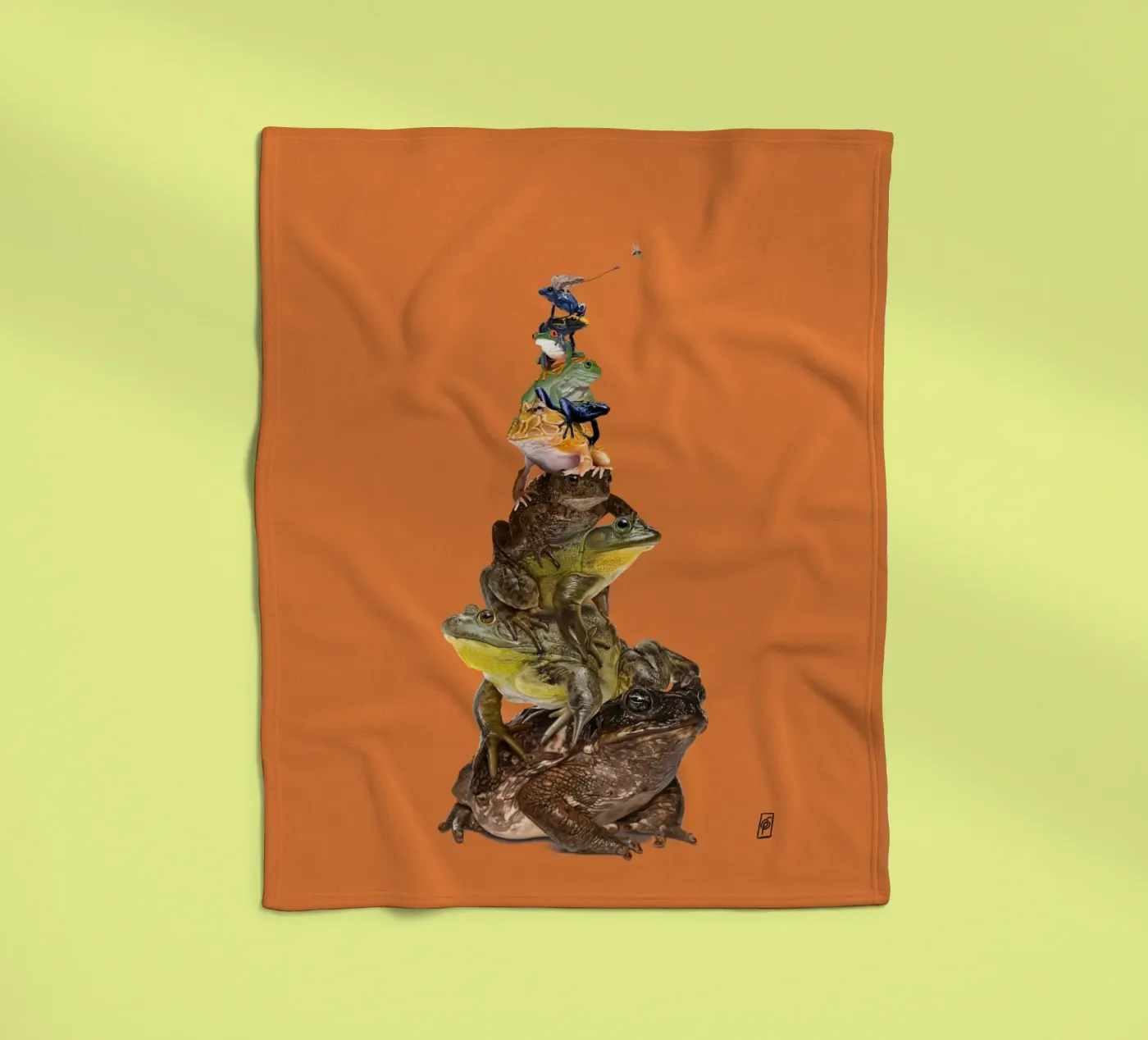 Toadstool (Colour) fleecedeken van Rob Art | Illustration