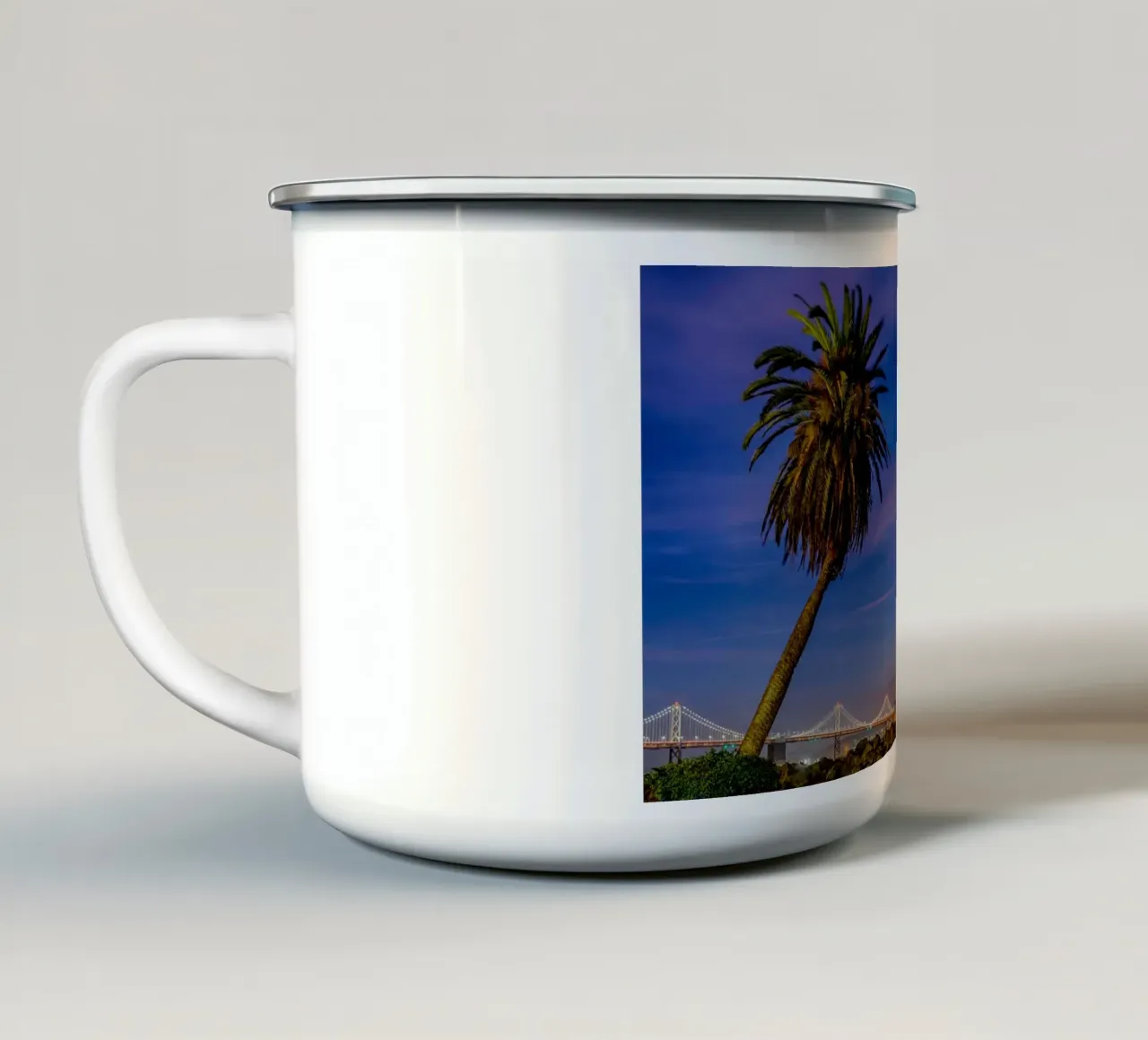 Notte a San Francisco tazza in smalto da anderm
