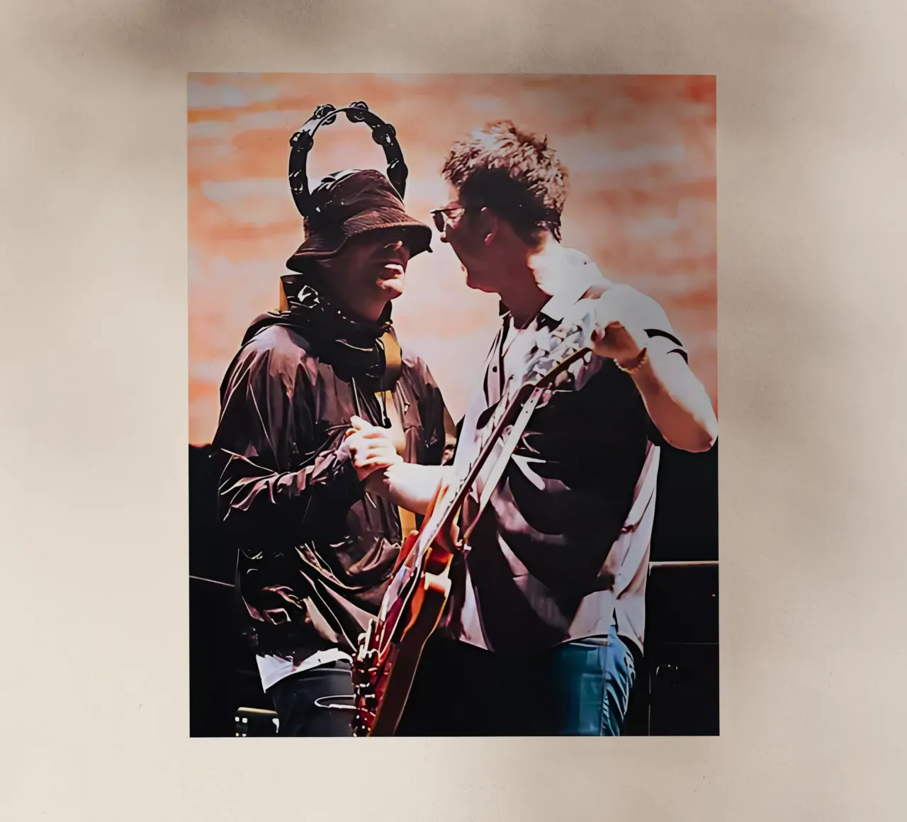 Liam e Noel Gallagher pellicola backlit da domherrick1