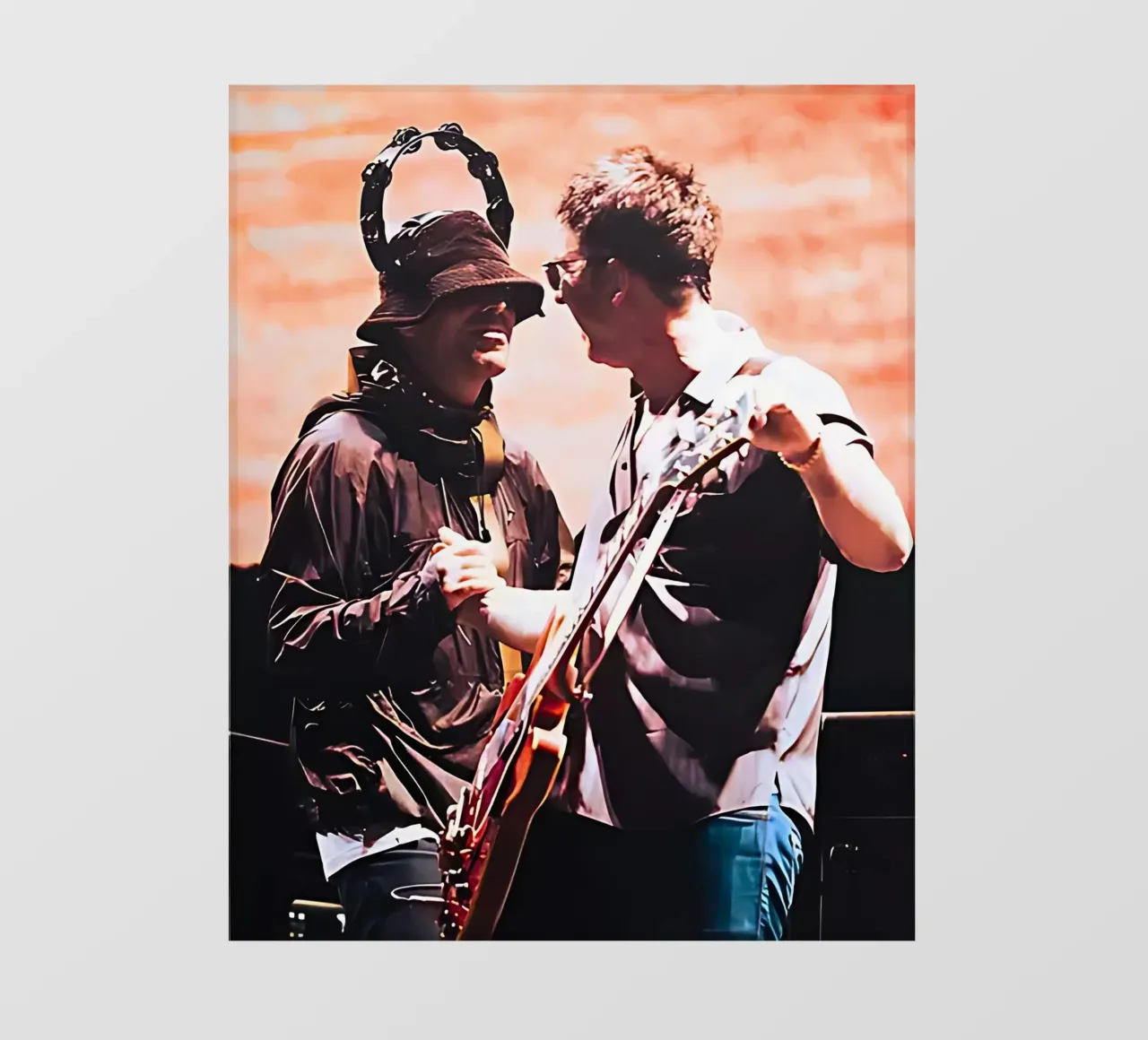 Liam e Noel Gallagher pellicola backlit da domherrick1