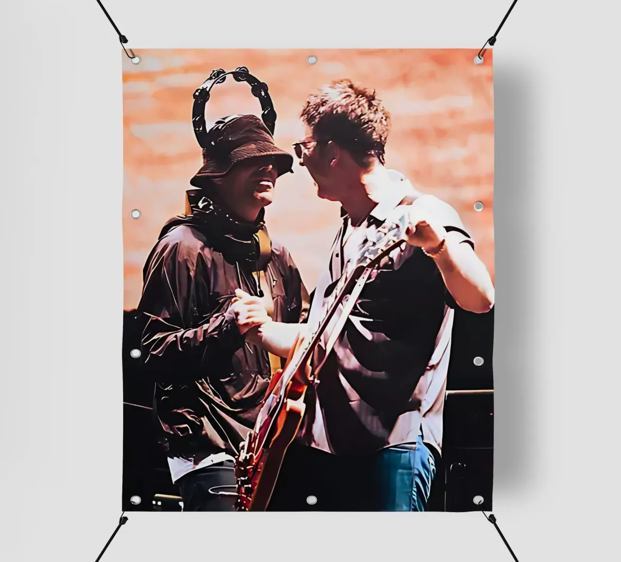 Liam e Noel Gallagher telo in pvc da domherrick1