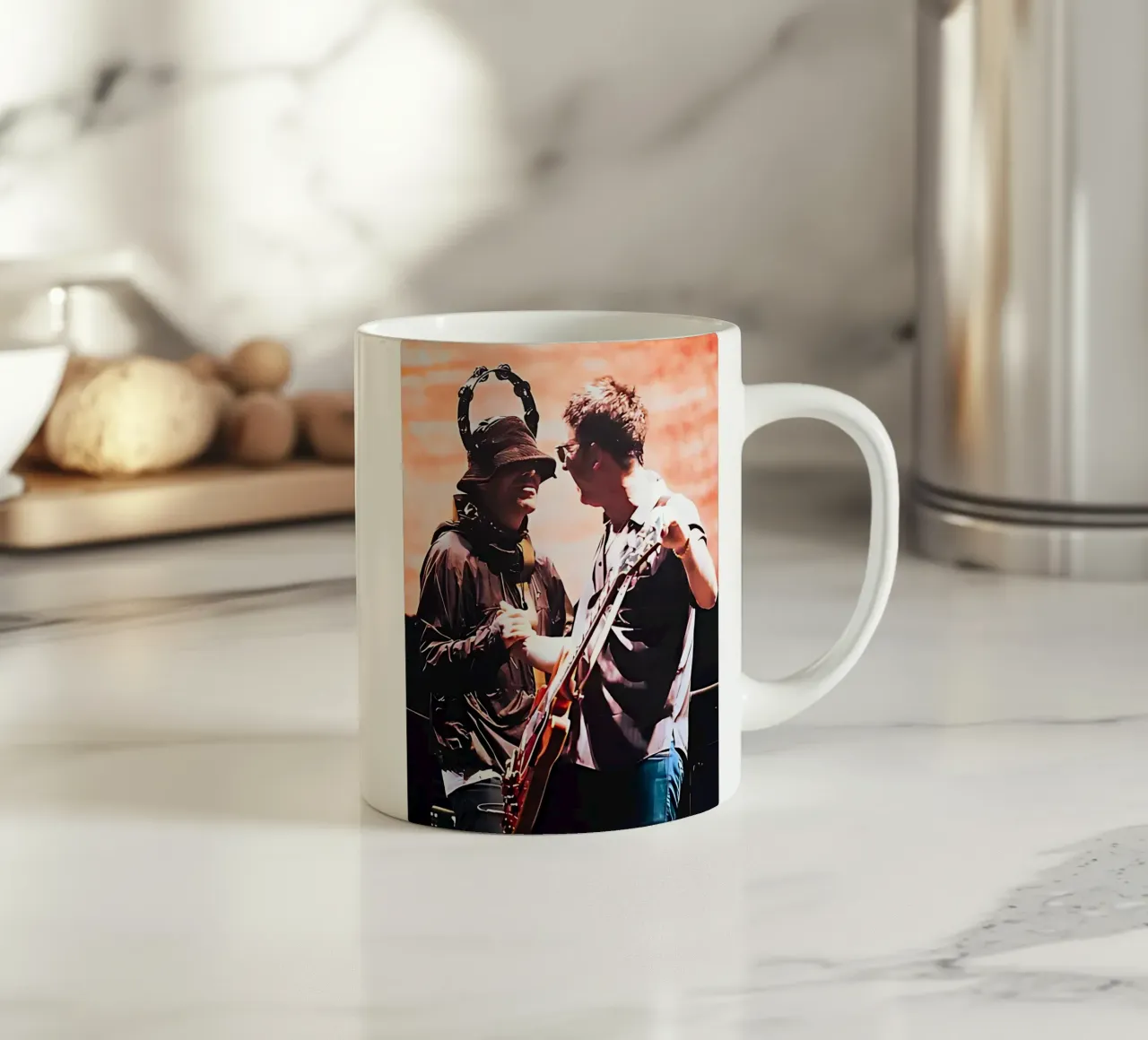 Liam e Noel Gallagher tazza in ceramica da domherrick1