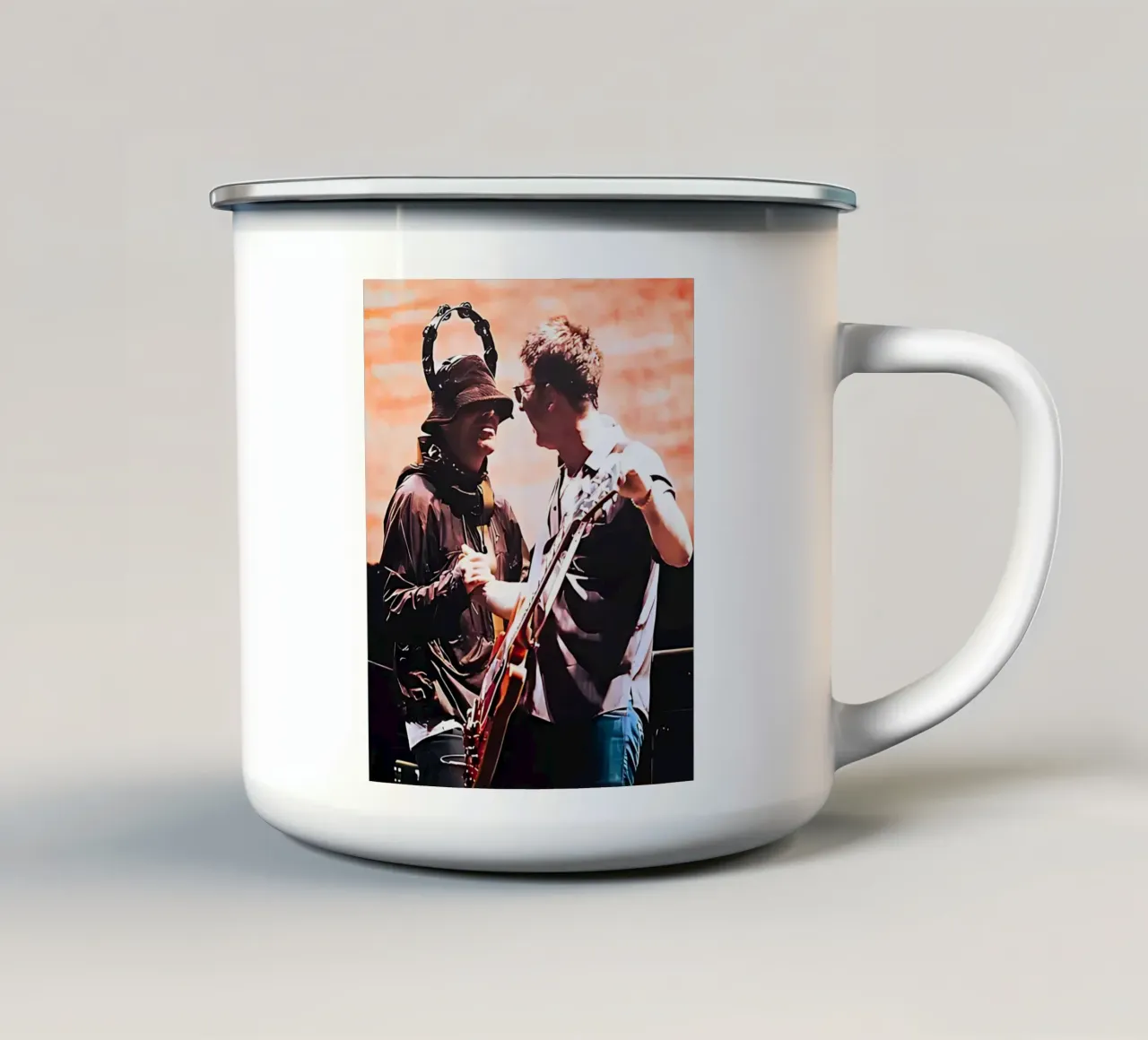 Liam e Noel Gallagher tazza in smalto da domherrick1