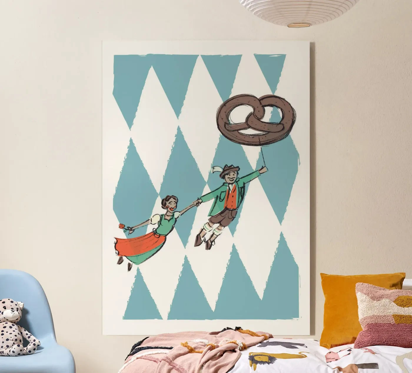 Himmlische Wiesn Acryl-Glas von Xaver & Friends