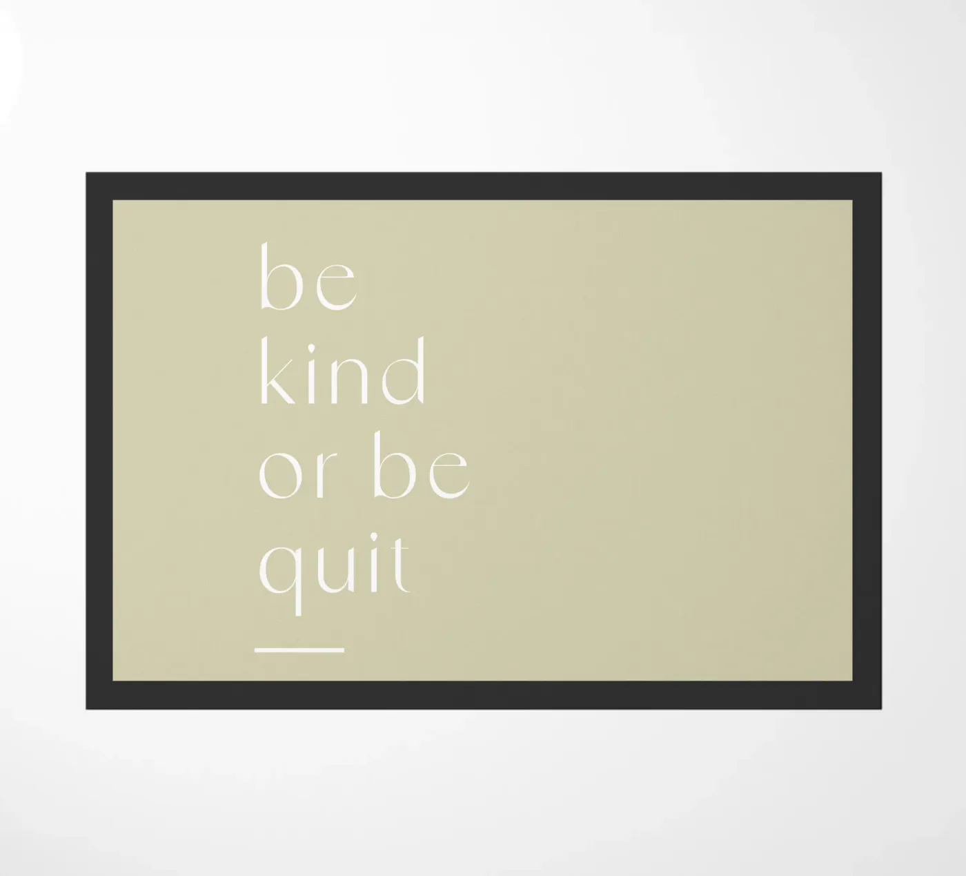 be kind doormat by mymia