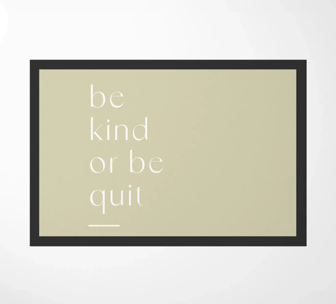 be kind doormat by mymia