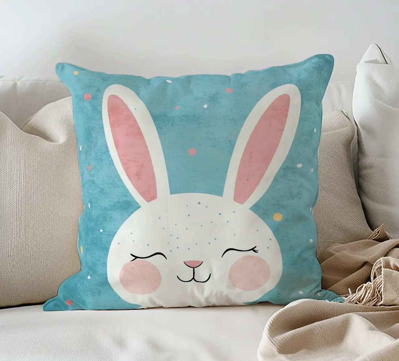 orecchie da coniglio cuscino da Courtney Ohling