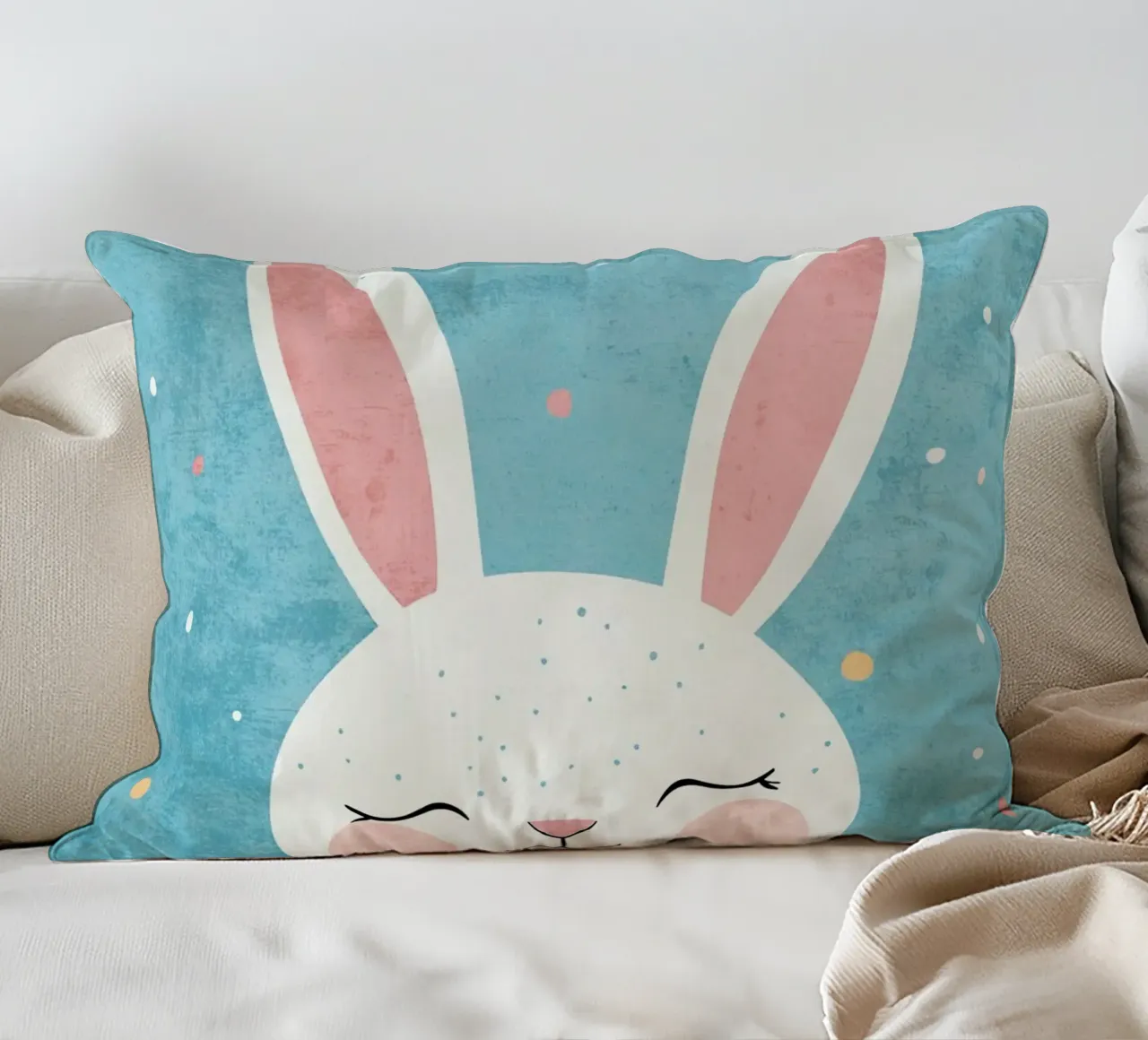 orecchie da coniglio cuscino da Courtney Ohling