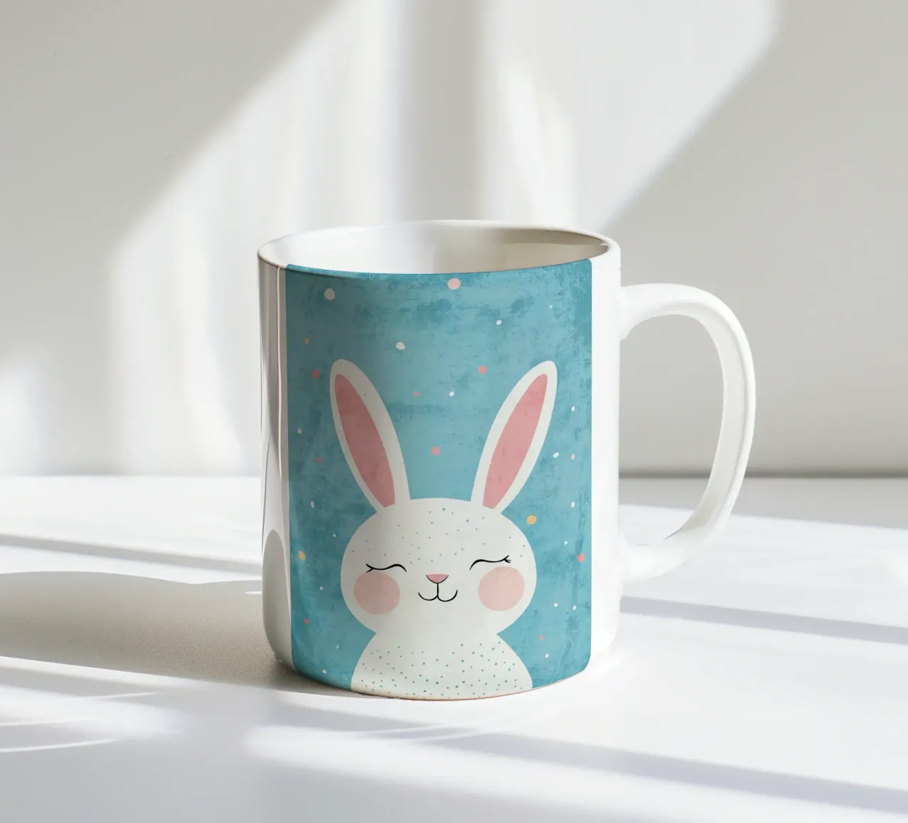 orecchie da coniglio tazza in ceramica da Courtney Ohling