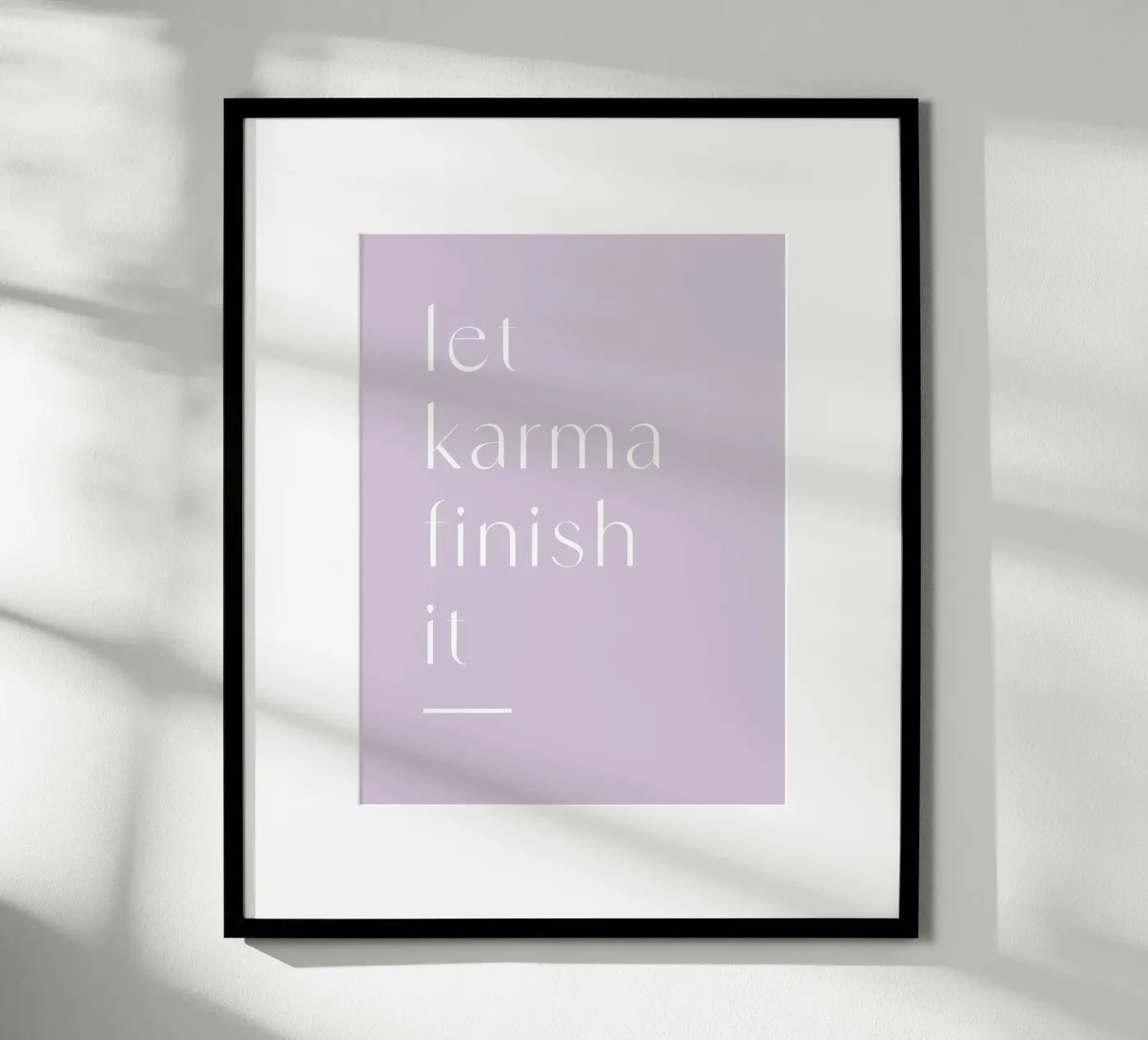 karma poster by mymia