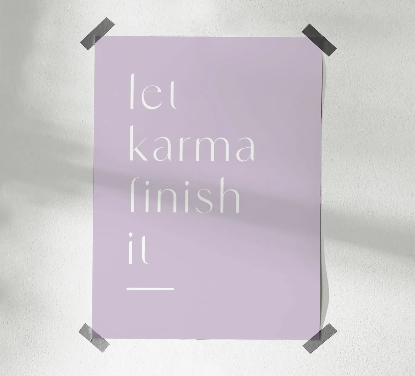 karma poster by mymia