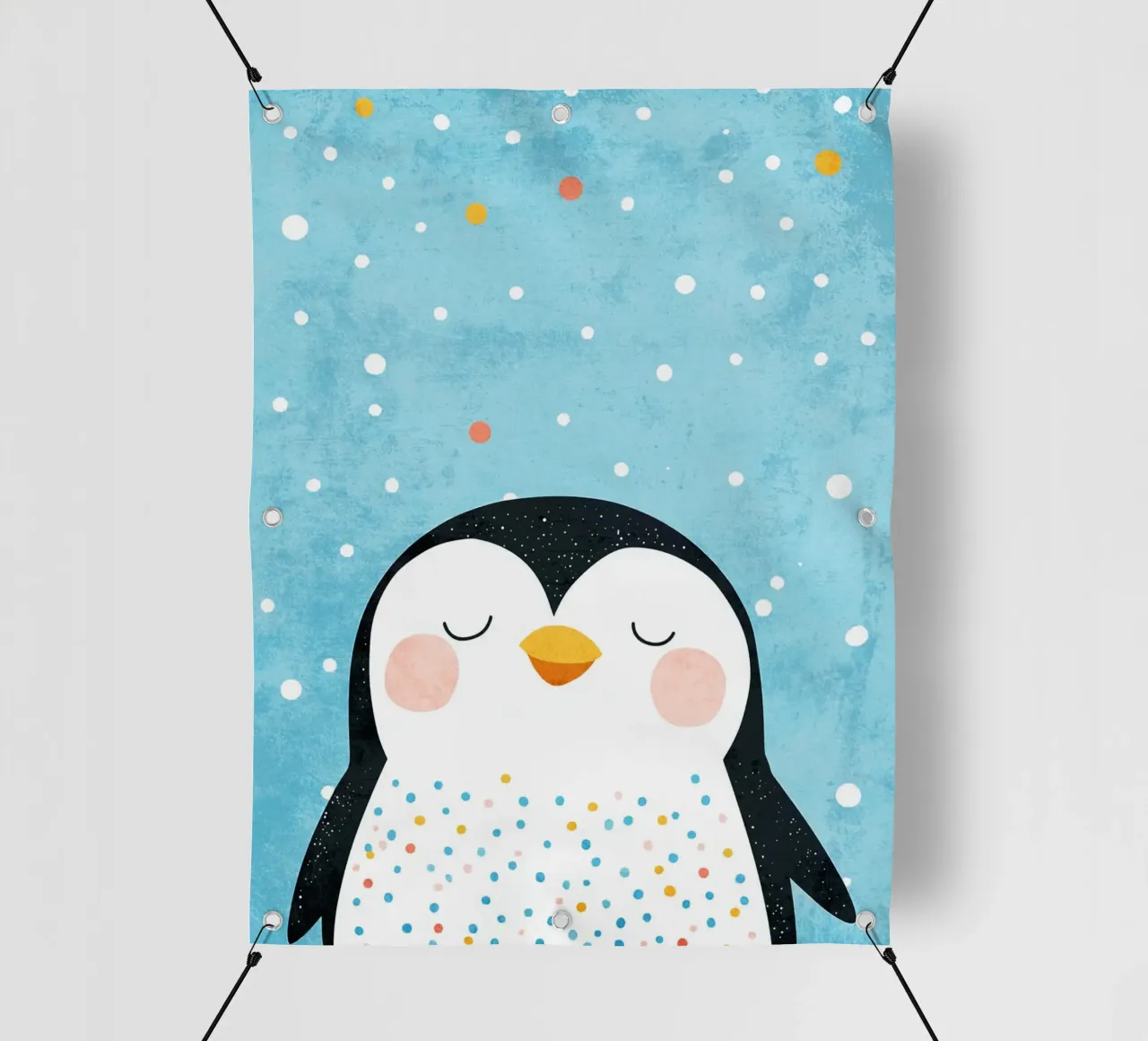 penguin cartoon animal pvc cover by Courtney Ohling