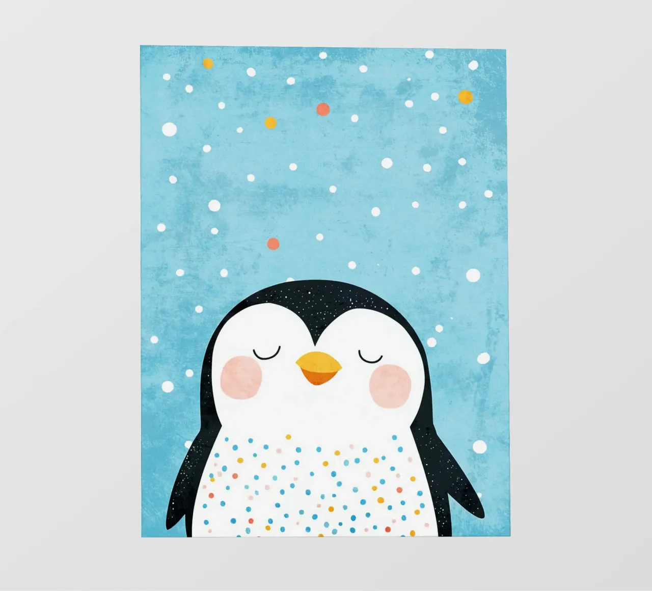 penguin cartoon animal pvc cover by Courtney Ohling
