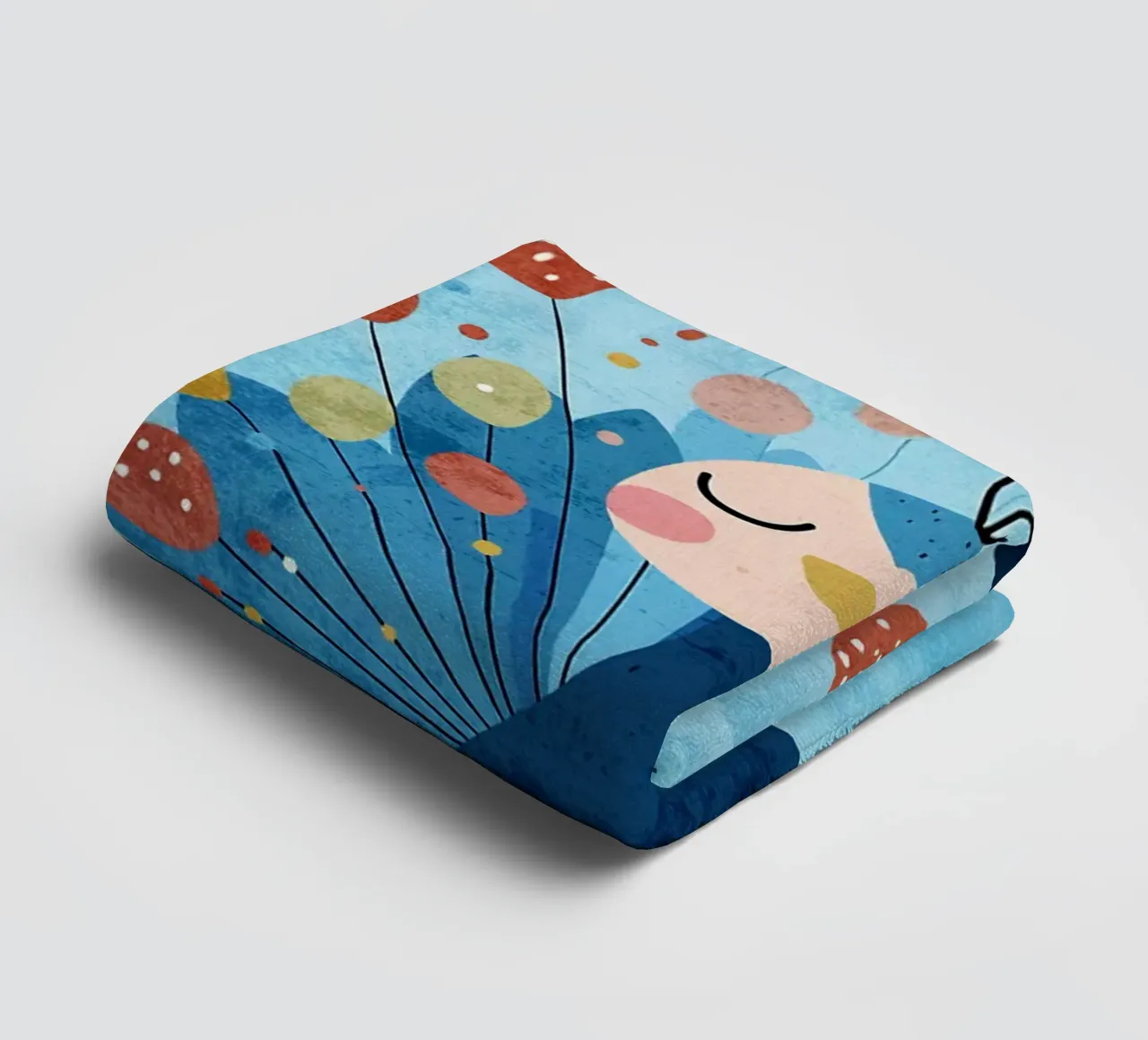 peacock bird feathers dots towel by Courtney Ohling