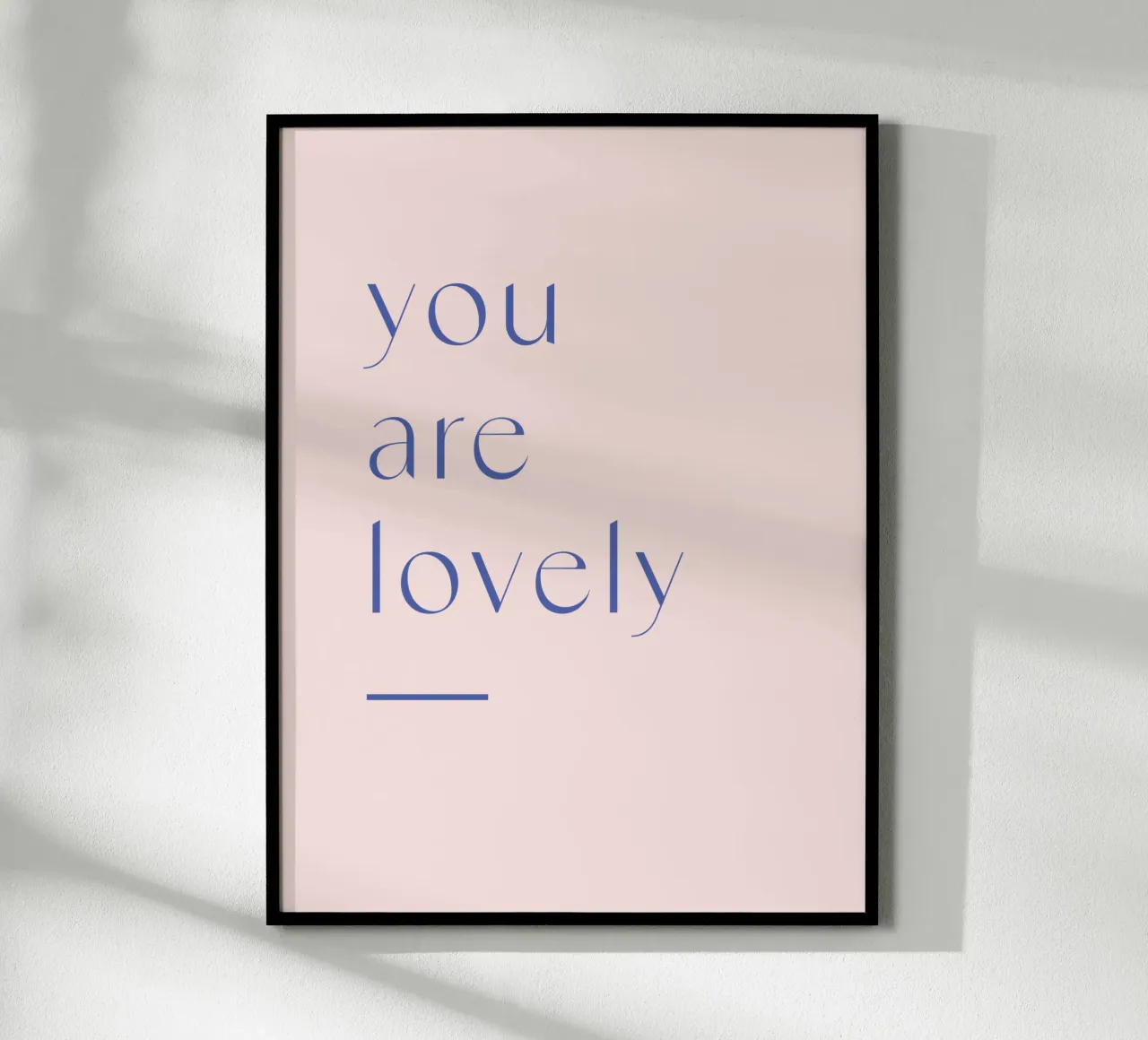 lovely poster con telaio in alluminio da mymia