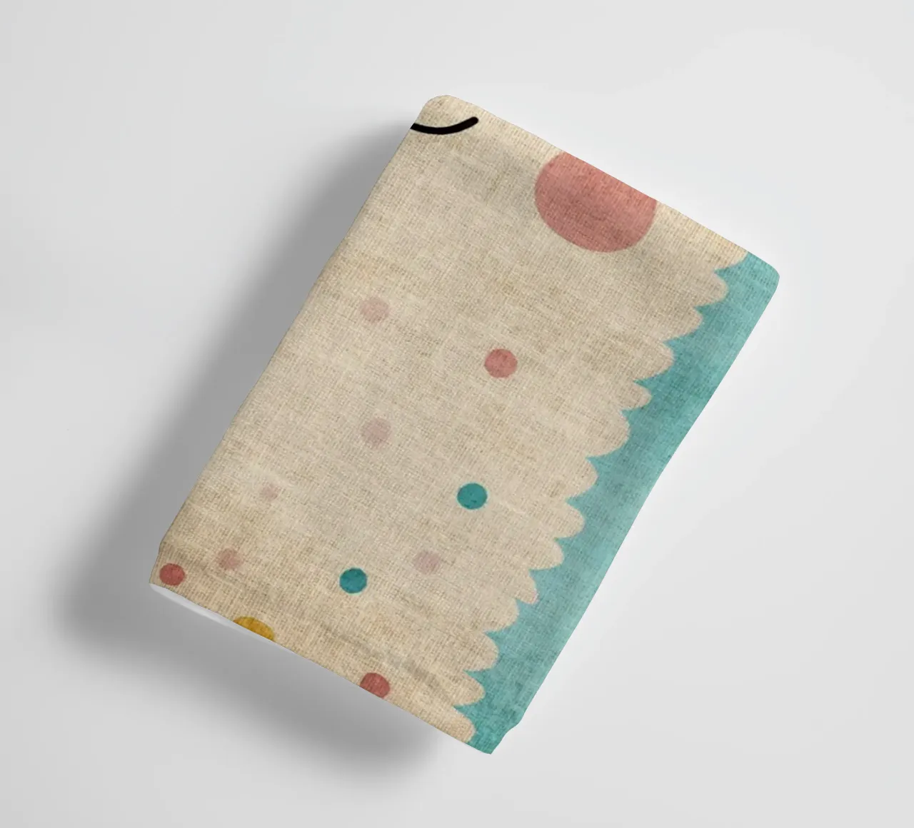 lama sorridente faccia di lama occhi chiusi pelliccia soffice asciugamano da bagno da Courtney Ohling