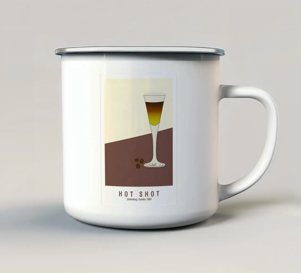Colpo caldo tazza in smalto da janetlynn