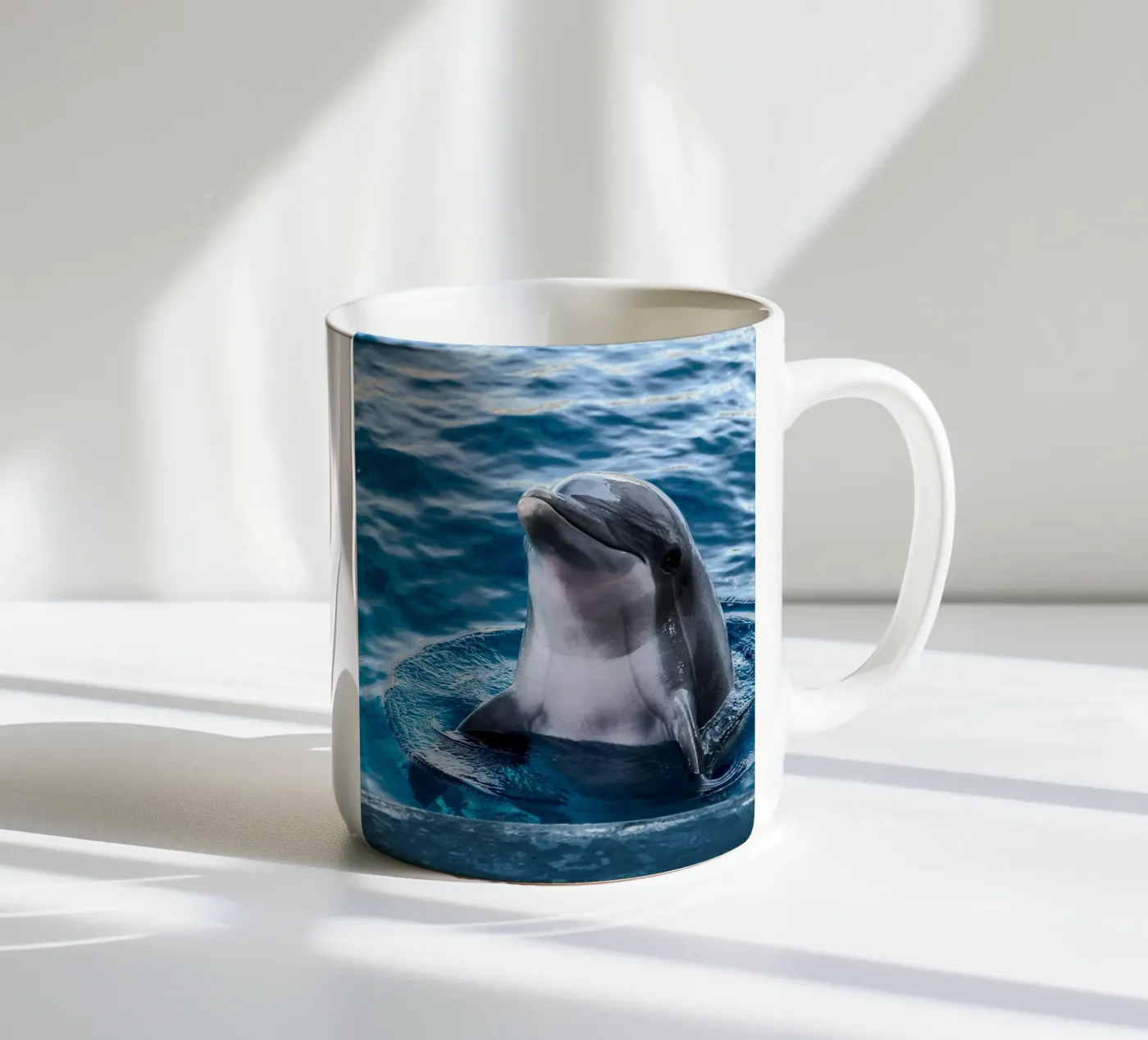Ocean Acrobat ceramic mug by Nature's Palette