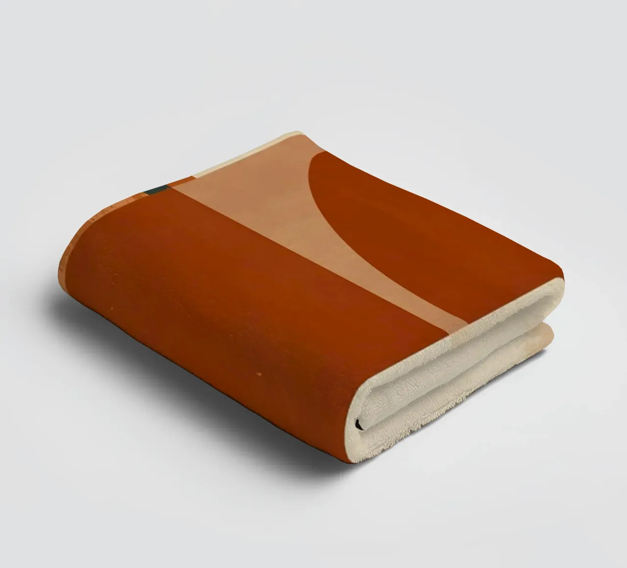 Abstrakte geometrische Komposition mit Kreisen und Quadraten Handtuch von DesignDoodle