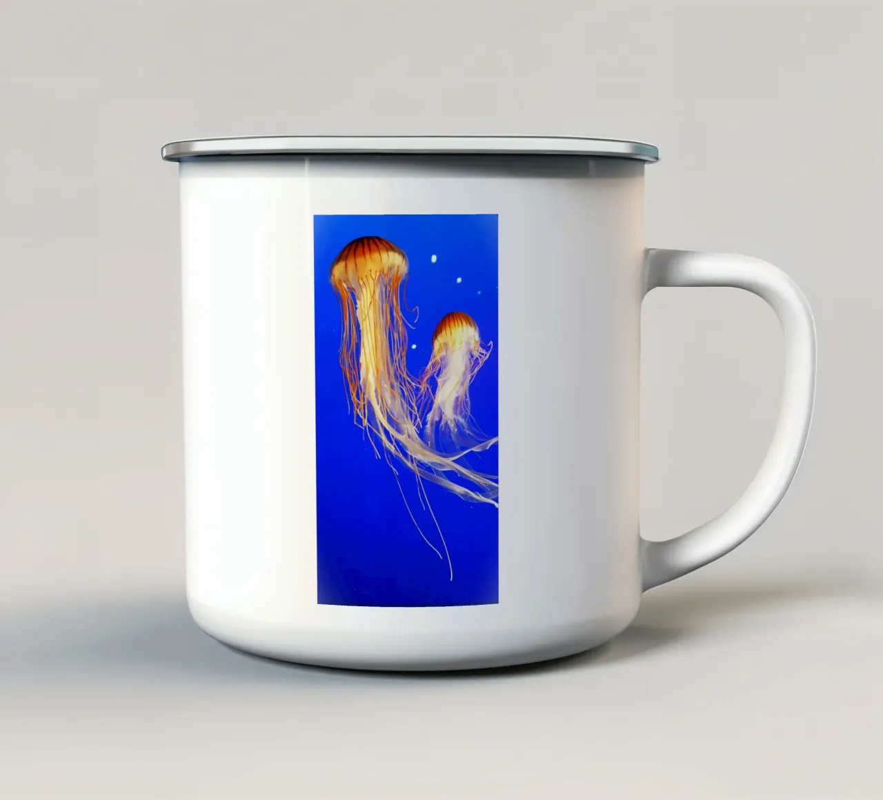La danza delle meduse tazza in smalto da Nature's Palette