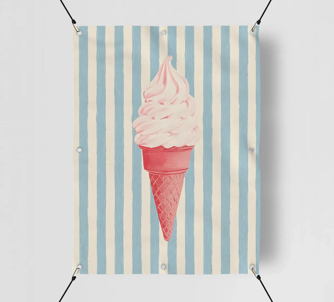 Vanilla Icecream telo in pvc da Gypsy Galleria