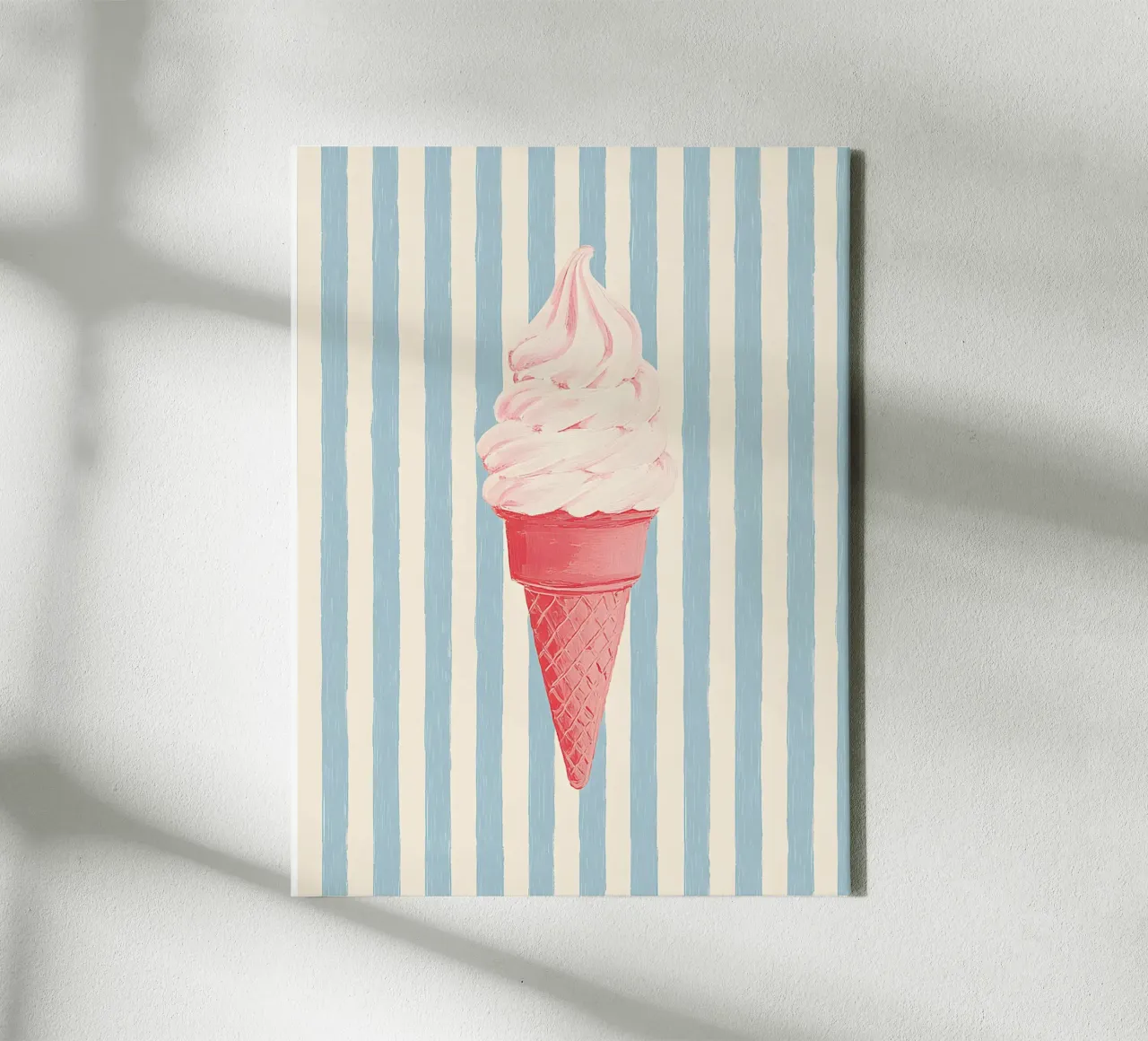 Vanilla Icecream tela con Cornice a cassetta da Gypsy Galleria