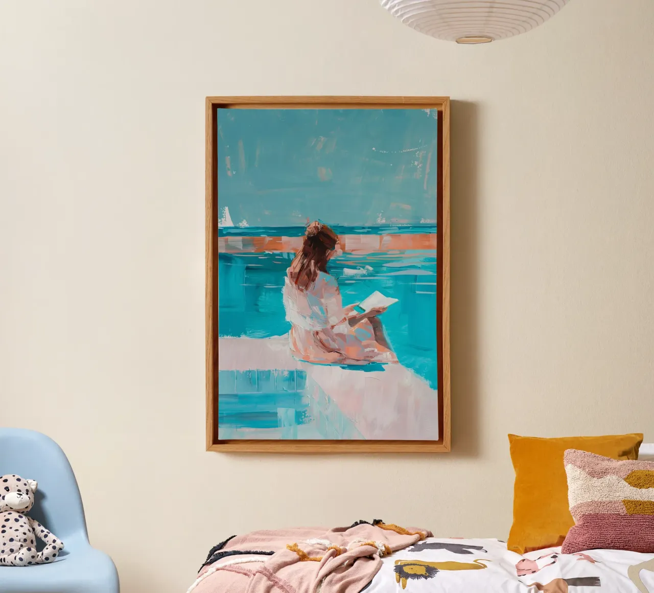 Whispers of Summer tela con Cornice a cassetta da Mosaic Dialogue
