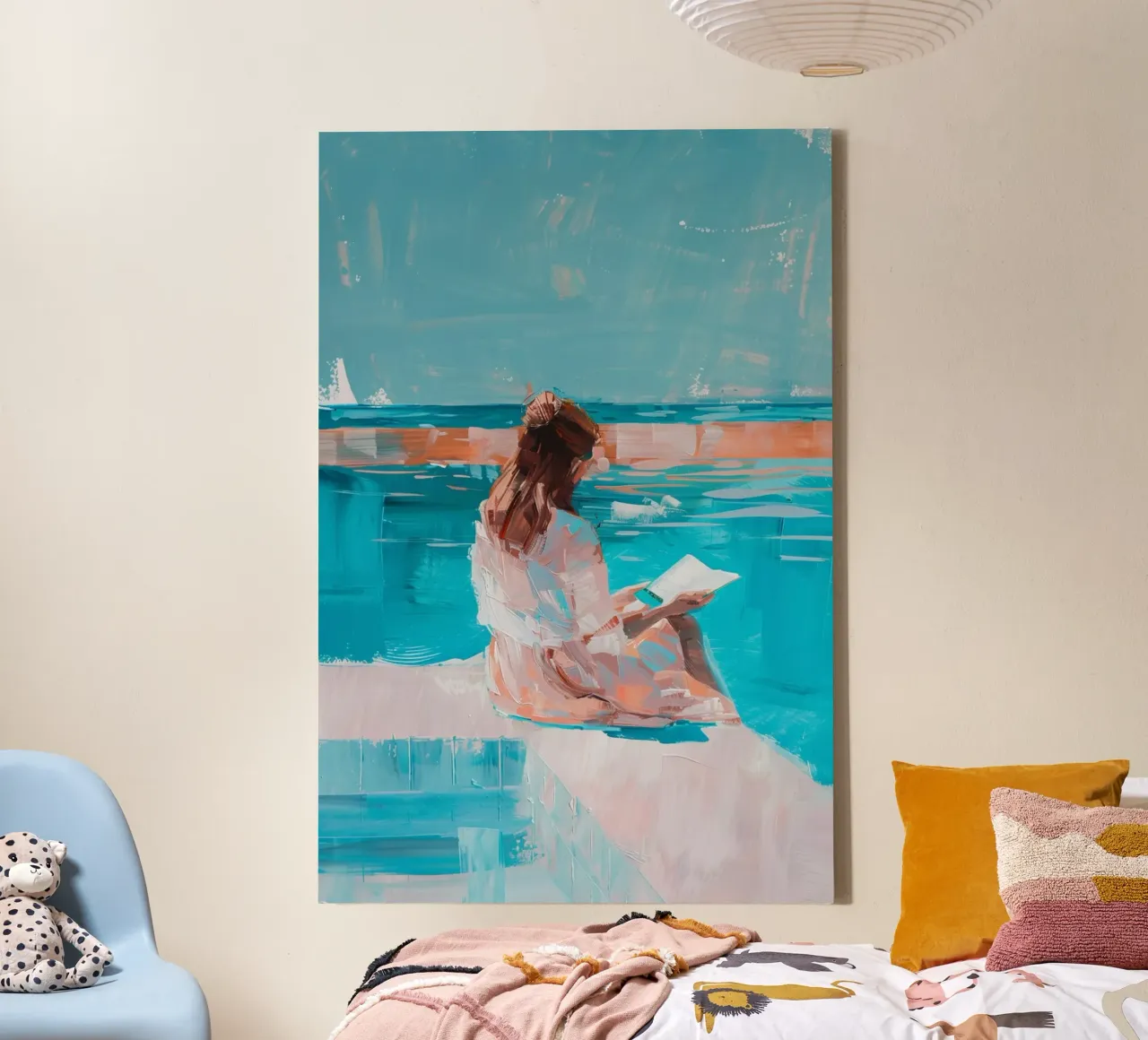 Whispers of Summer tela con Cornice a cassetta da Mosaic Dialogue