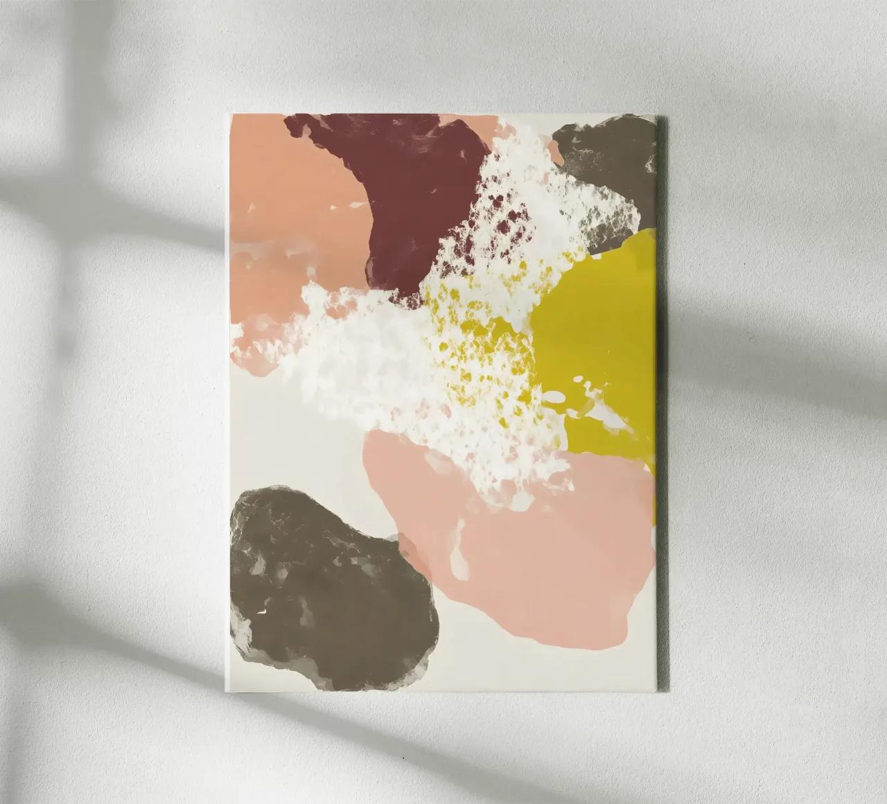 Minimalist Abstract canvas met Baklijst van Gypsy Galleria