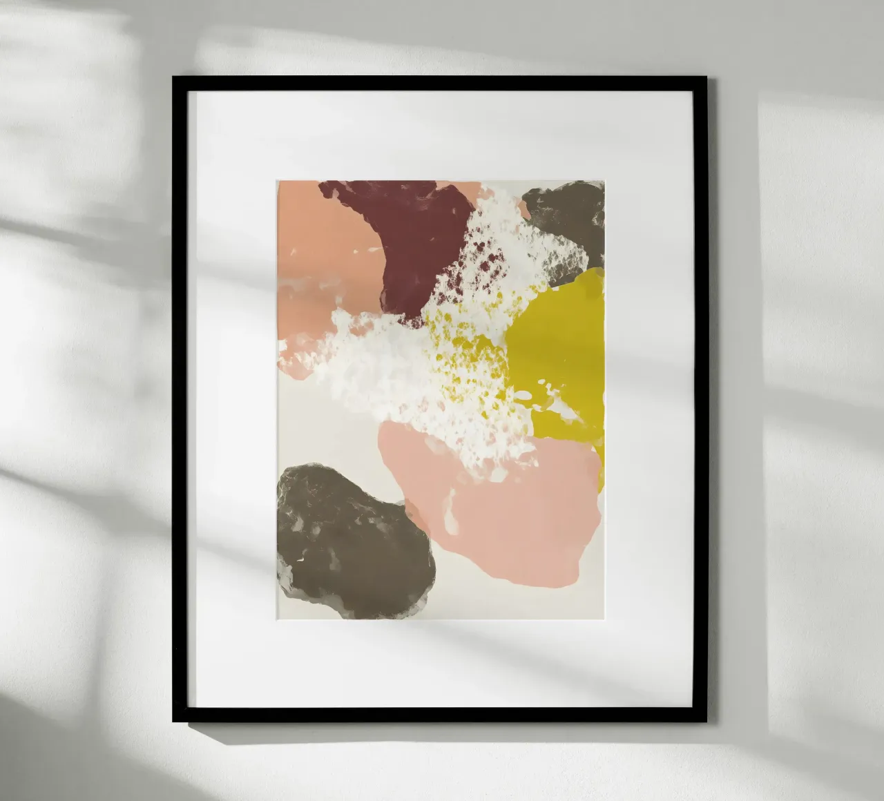 Minimalist Abstract poster con telaio in legno da Gypsy Galleria