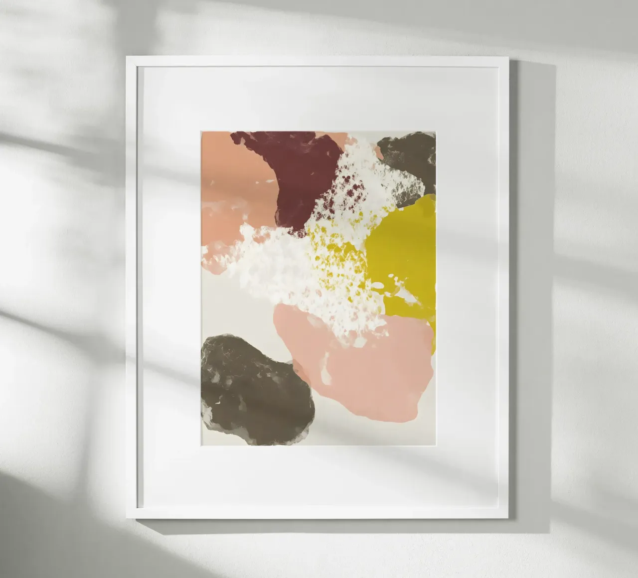 Minimalist Abstract poster con telaio in legno da Gypsy Galleria