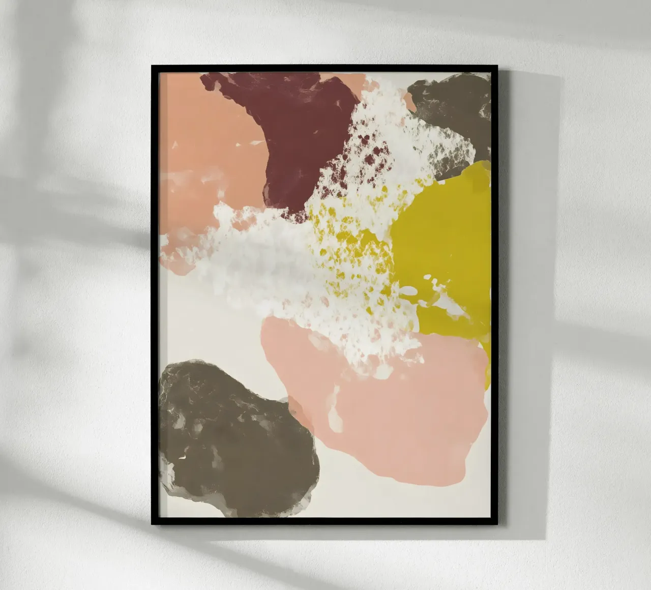 Minimalist Abstract poster con telaio in legno da Gypsy Galleria