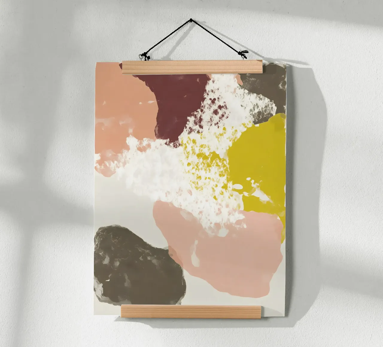 Minimalist Abstract poster con telaio in legno da Gypsy Galleria