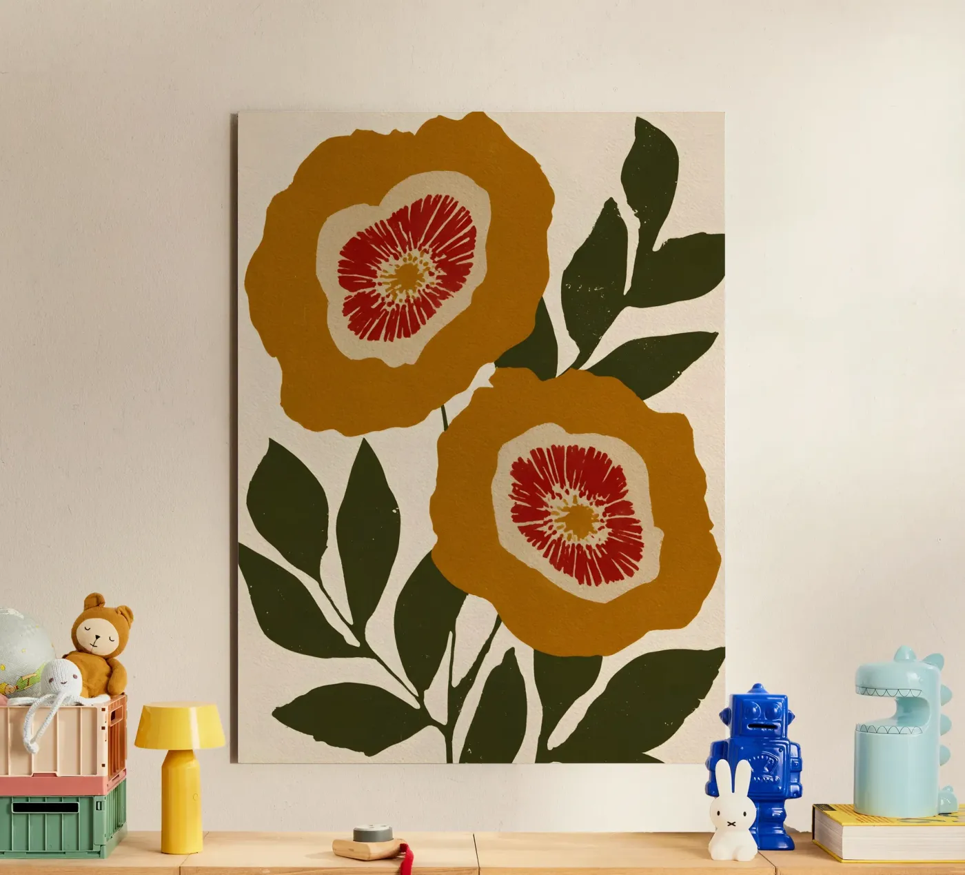 Abstract Flowers pannello forex da Gypsy Galleria