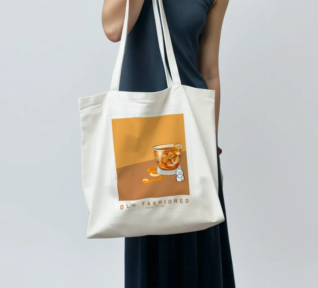 Old Fashioned borsa in juta da janetlynn