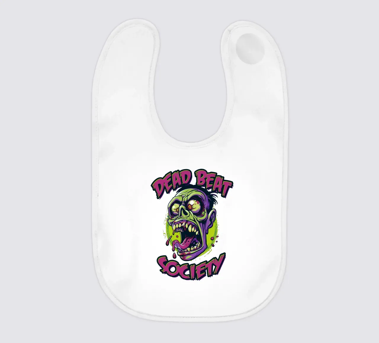 Dead Beat Society baby slabbetje van Too Graphic