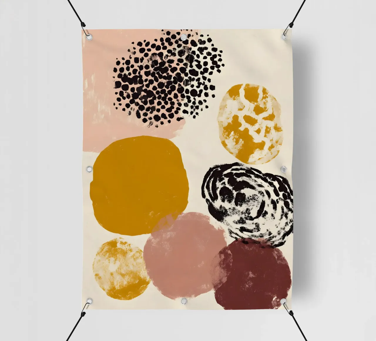 Sophisticated Abstract Forms telo in pvc da Gypsy Galleria