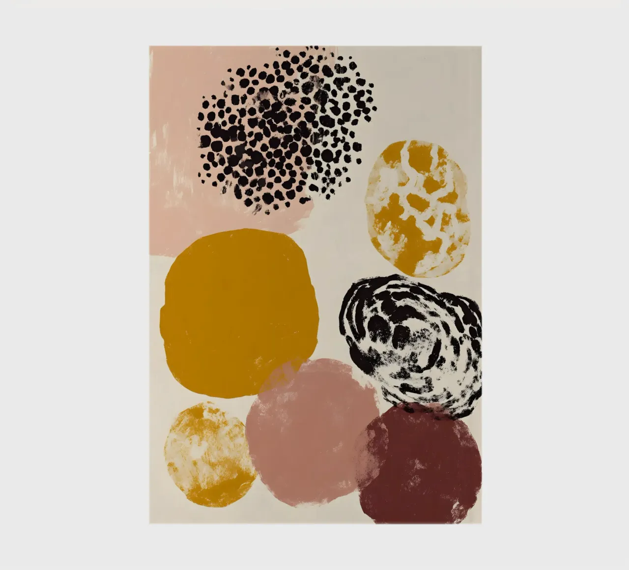 Sophisticated Abstract Forms notebook by Gypsy Galleria