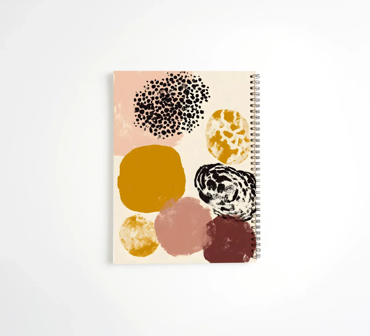 Sophisticated Abstract Forms spiral notebook by Gypsy Galleria