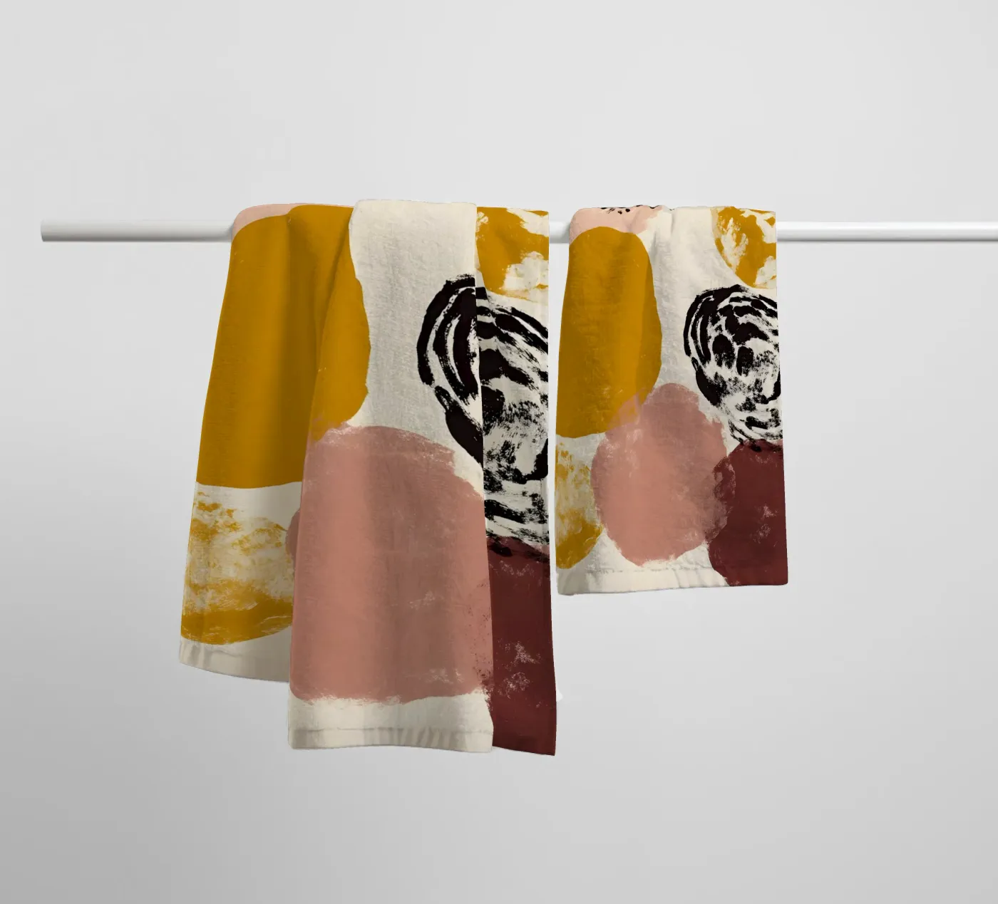 Sophisticated Abstract Forms badhanddoek van Gypsy Galleria