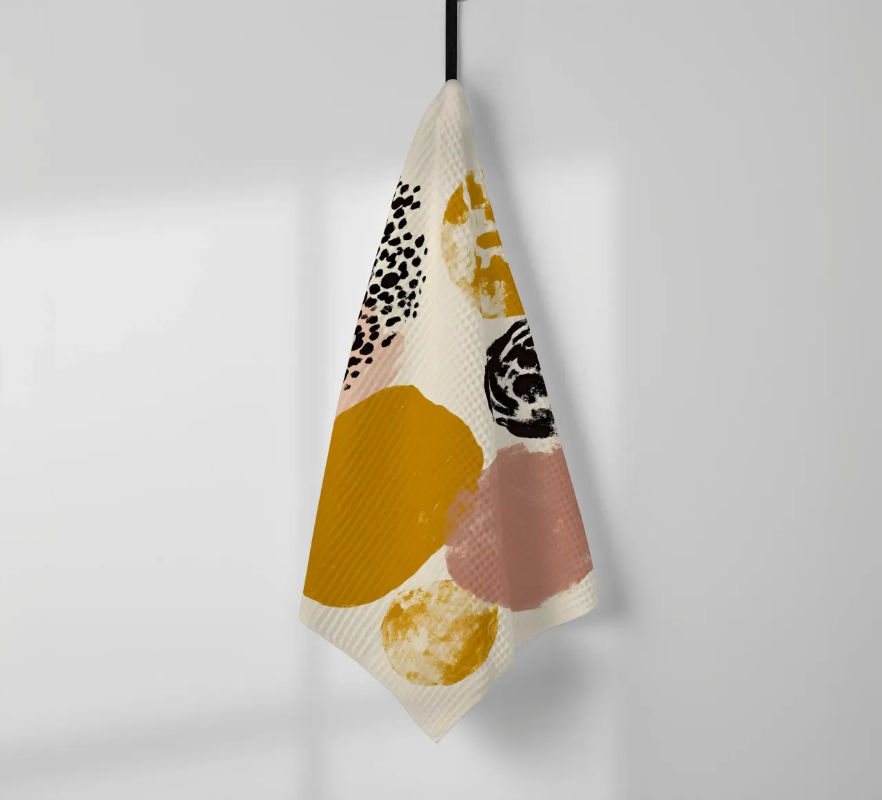 Sophisticated Abstract Forms tea towel by Gypsy Galleria