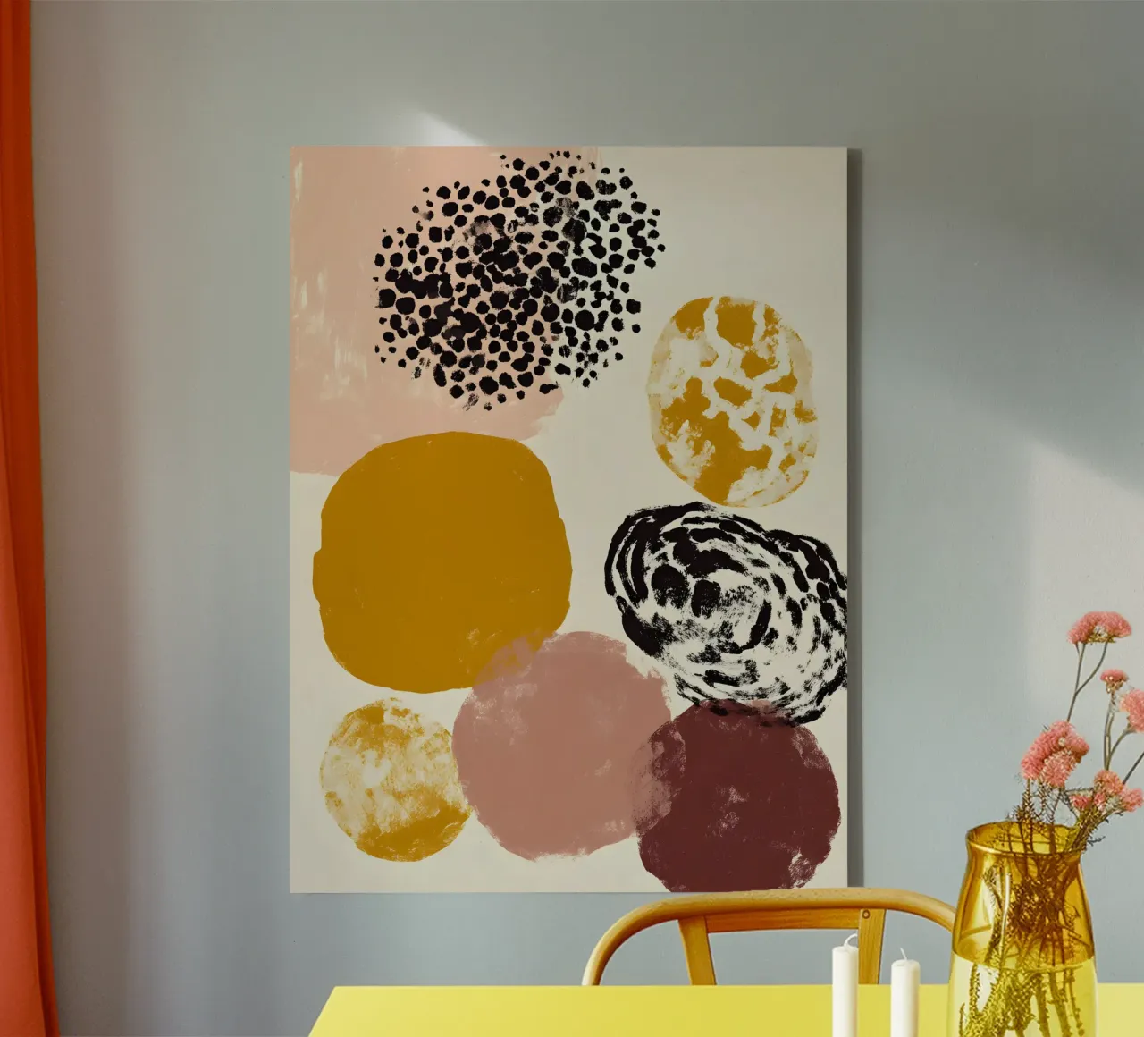 Sophisticated Abstract Forms tela da Gypsy Galleria