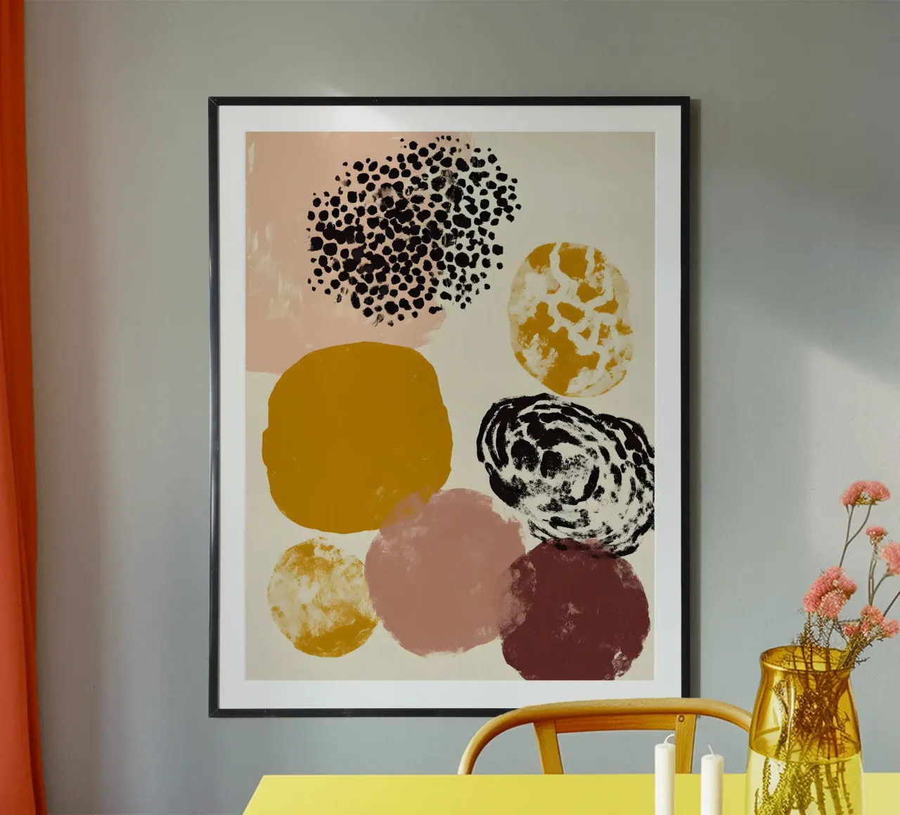 Sophisticated Abstract Forms hahnemühle by Gypsy Galleria