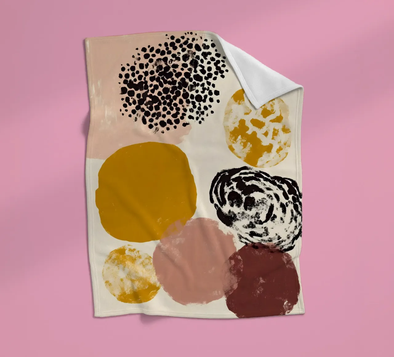 Sophisticated Abstract Forms coperta in pile da Gypsy Galleria