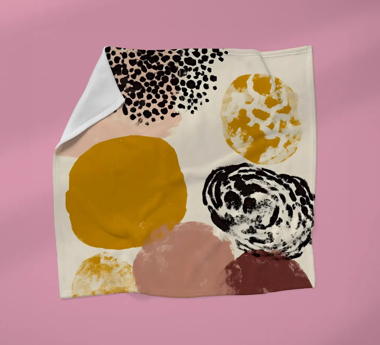 Sophisticated Abstract Forms coperta in pile da Gypsy Galleria