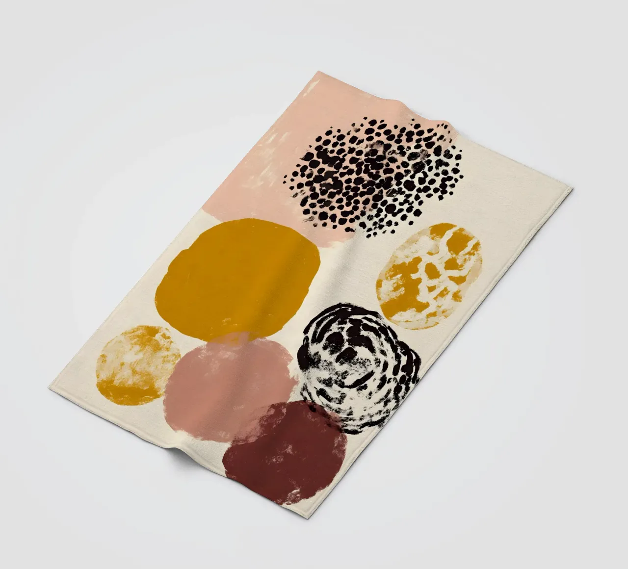 Sophisticated Abstract Forms coperta in pile da Gypsy Galleria