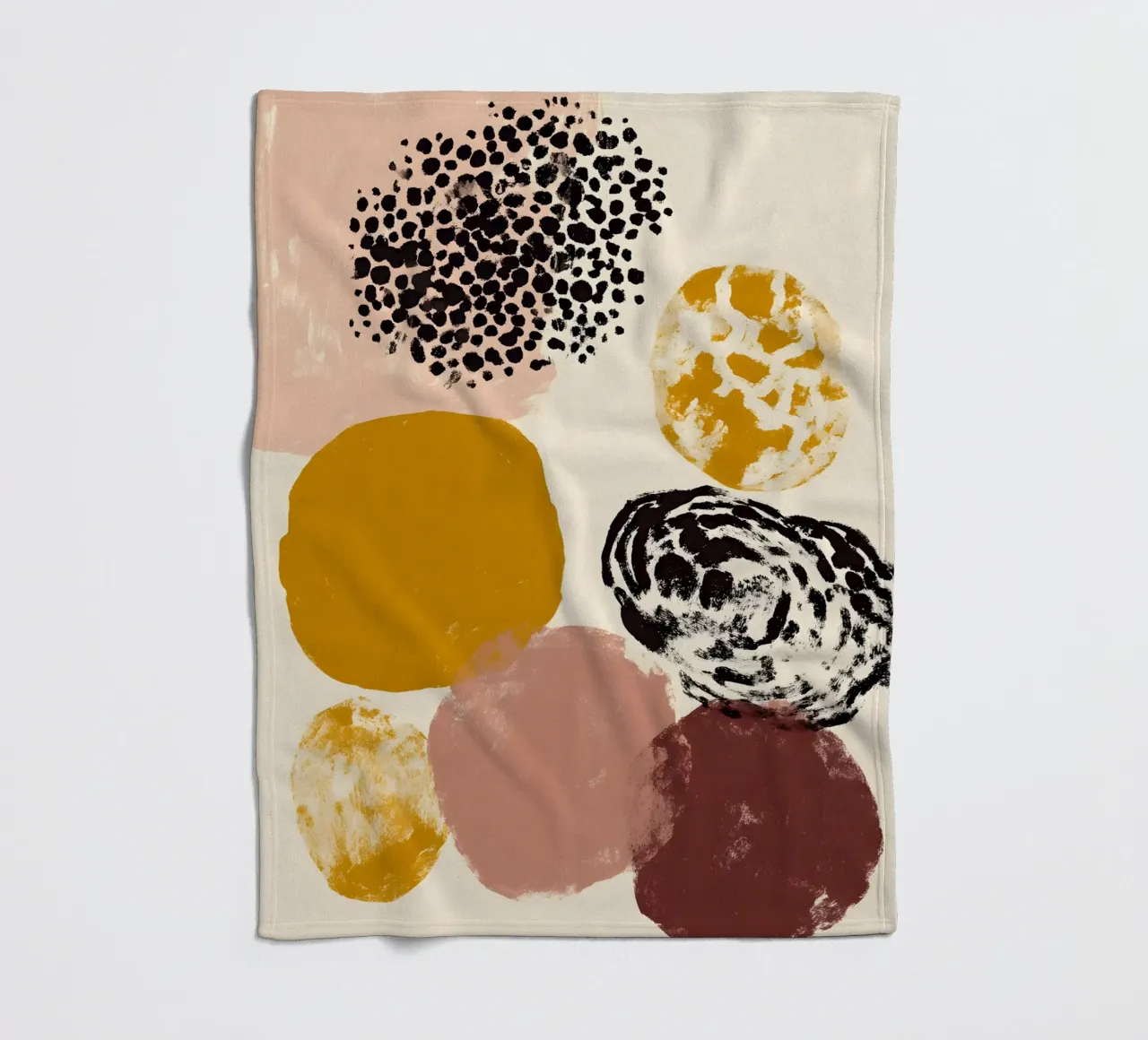 Sophisticated Abstract Forms coperta in pile da Gypsy Galleria