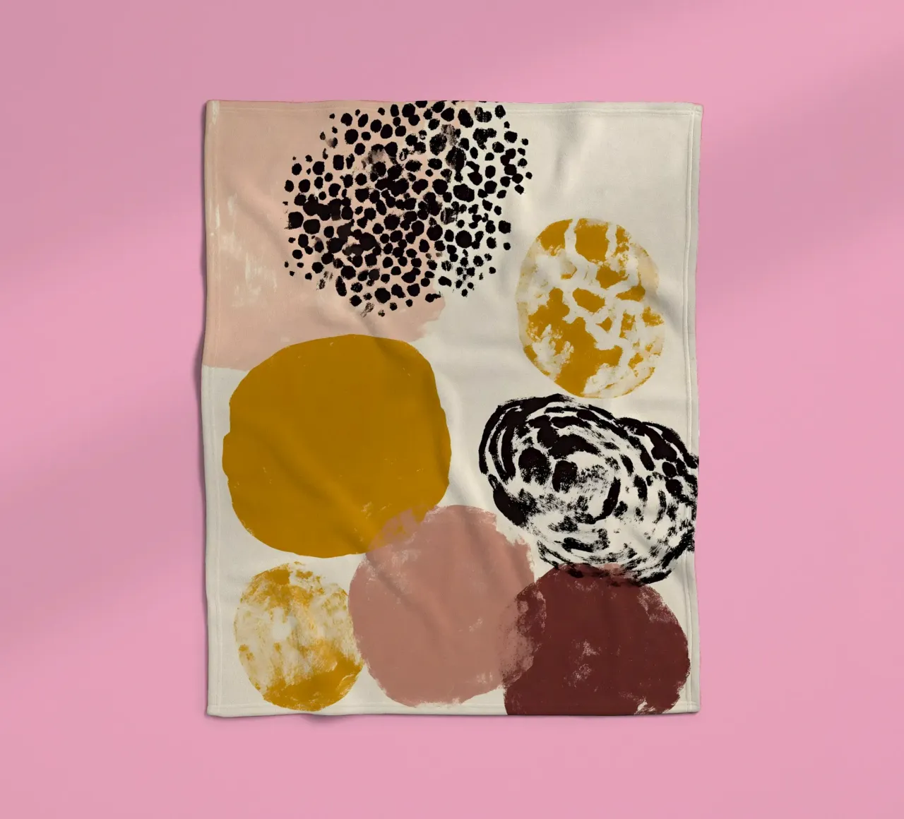 Sophisticated Abstract Forms coperta in pile da Gypsy Galleria