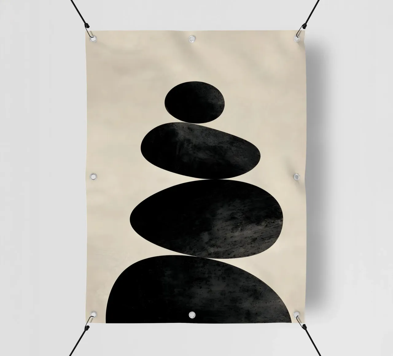 Minimalist Abstract telo in pvc da Gypsy Galleria